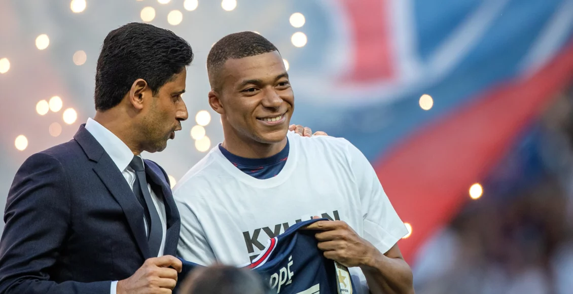 ناصر الخليفي يعلنها حربا على كيليان مبابي