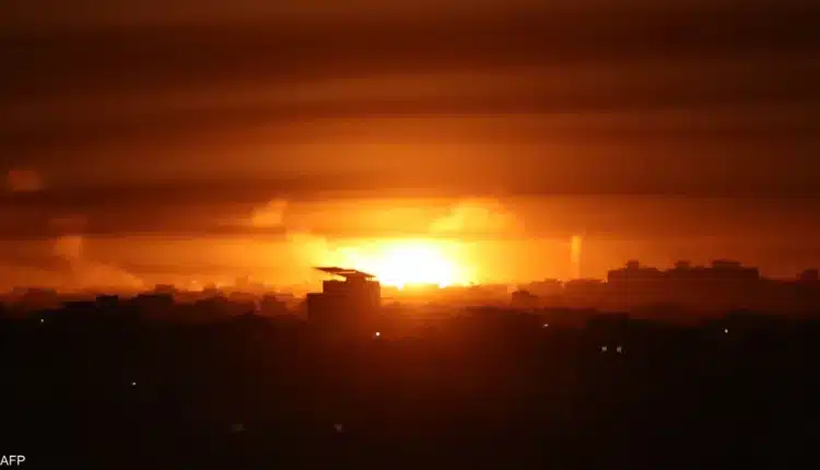 قصف على غزة