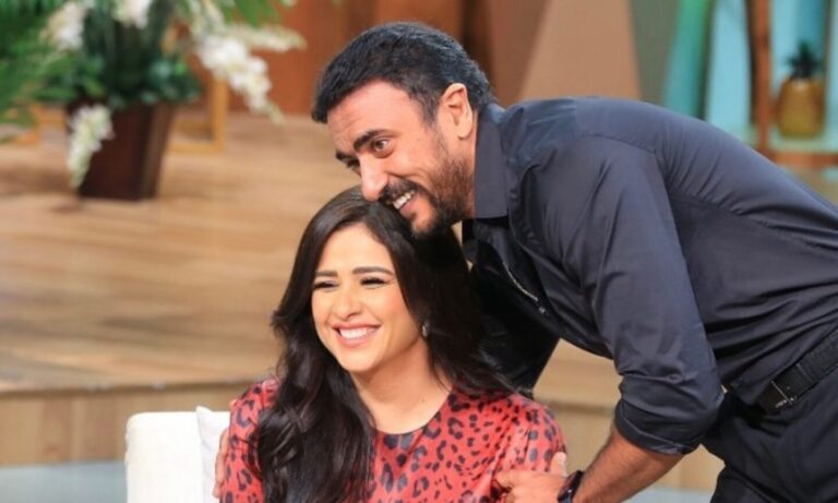 ياسمين عبد العزيز وأحمد العوضي