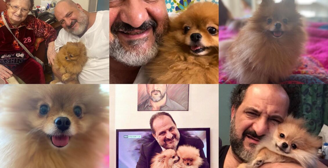 ألبوم صور خالد الصاوي وكلبته كيم