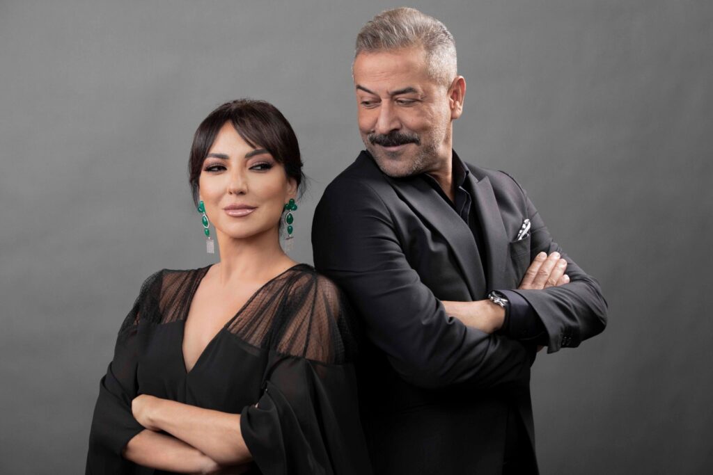 أمل عرفة وعبد المنعم العمايري