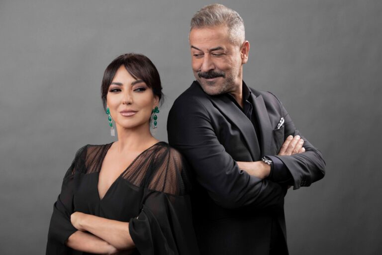 أمل عرفة وعبد المنعم العمايري