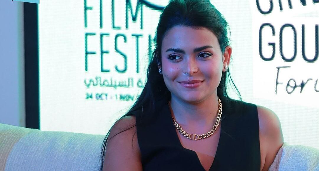 أسماء جلال من مهرجان الجونة