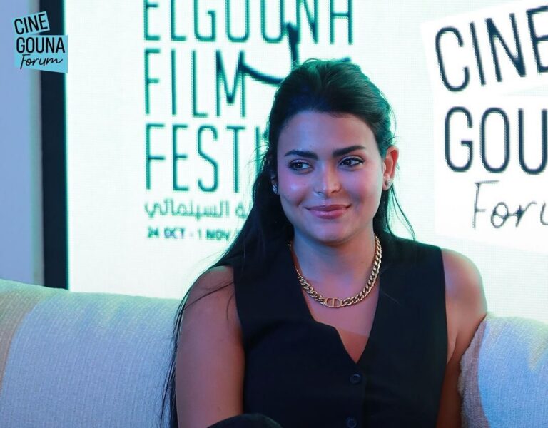 أسماء جلال من مهرجان الجونة