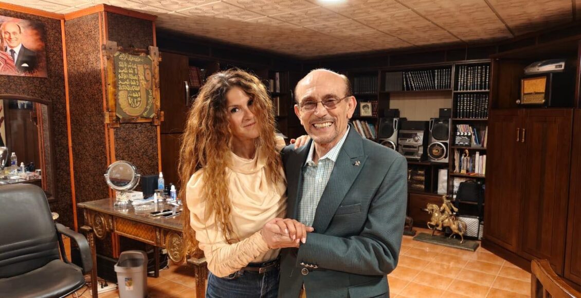 محمد صبحي مع ليزا