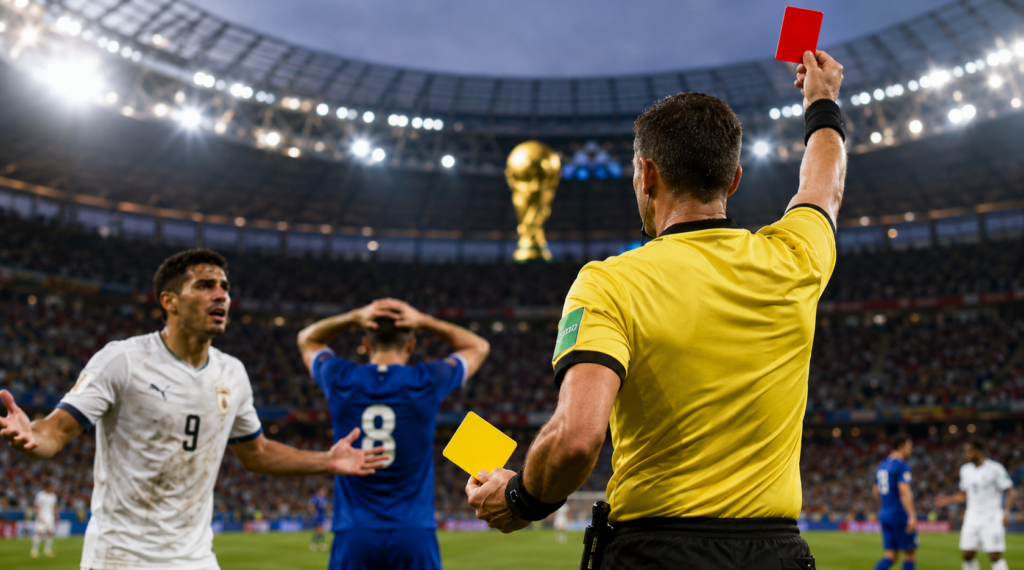 تكلفة البطاقات الصفراء والحمراء في مونديال 2026..
