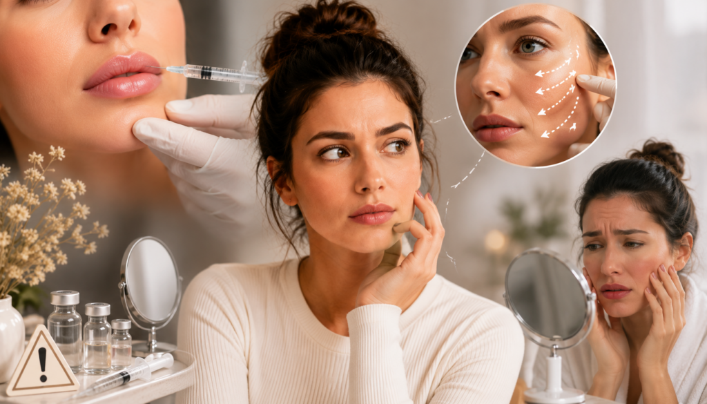 الفيلر المهاجر... لماذا ينتقل من مكانه؟ وهل يمكن علاجه؟