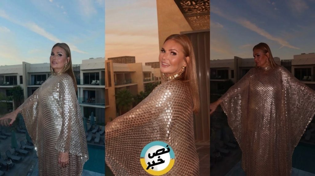 يسرا تخطف الأنظار في الجونة بإطلالة ذهبية من Taller Marmo