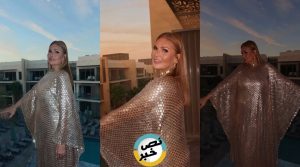 يسرا تخطف الأنظار في الجونة بإطلالة ذهبية من Taller Marmo